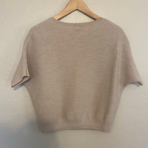 The Reset R Label 100% Wool Sz Small/Medium Dolman Sleeve Sweater Capsule Luxury - Picture 2 of 3